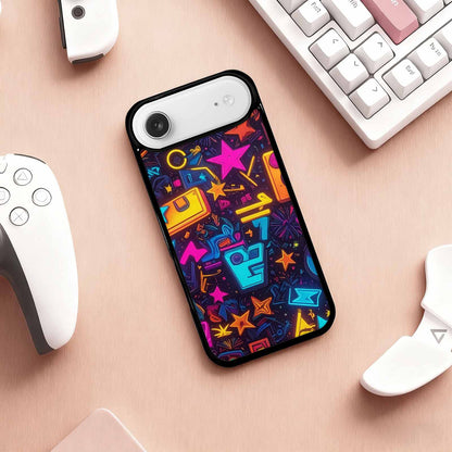 iPhone 17 Air Case — Retro Motif Retro Motifs Pattern Retro, Customized Protective Case