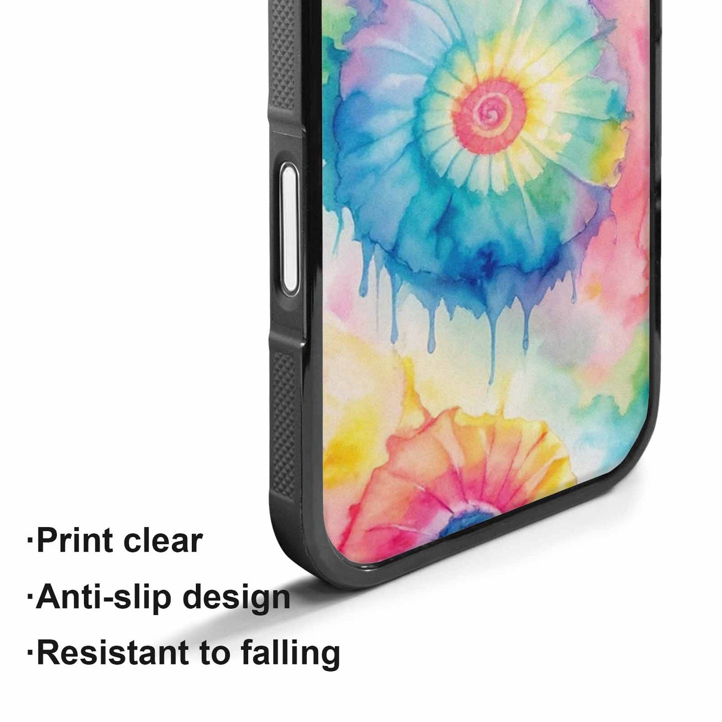 iPhone 17 Case — Seamless Repeating Pattern Of Tie Dye, Custom Print Case Cover