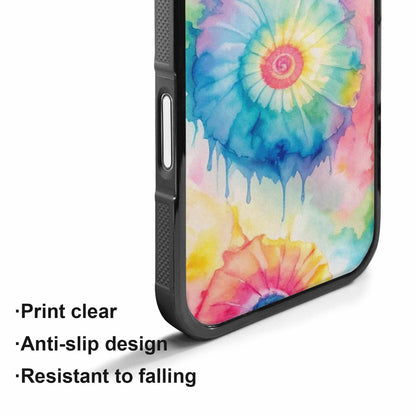 iPhone 17 Case — Seamless Repeating Pattern Of Tie Dye, Custom Print Case Cover