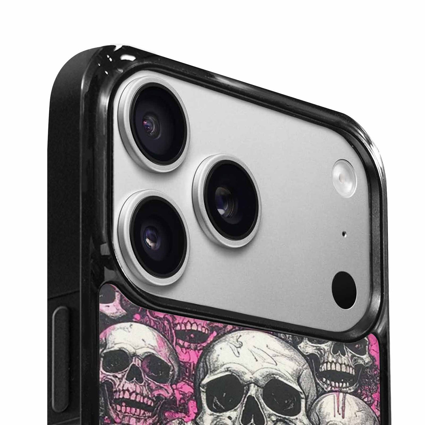 iPhone 17 Pro Case — Black Pink Ink Rainbow From Gothic, Customized Protective Case