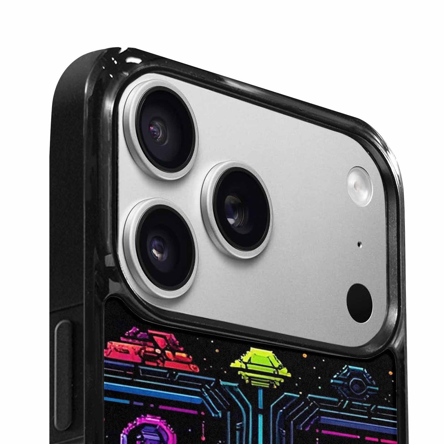 iPhone 17 Pro Max Case — Retro Pixel Art Pattern, Retro Vintage, Customized Protective Case