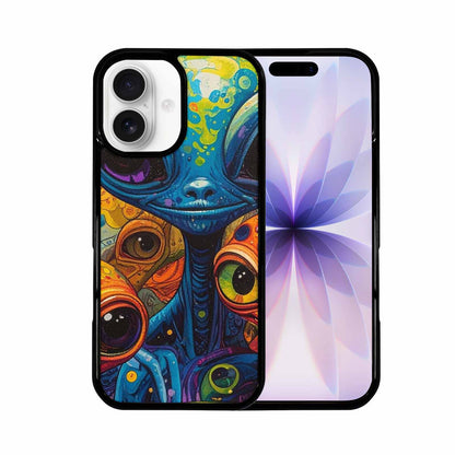 iPhone 17 Case — Cartoon Alien Characters Alien Scifi, Custom Art Phone Cover
