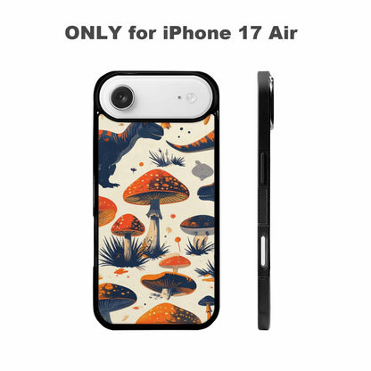 iPhone 17 Air Case — Vintage Dinosaurs Mushroom Retro Vintage, Original Design Phone Case