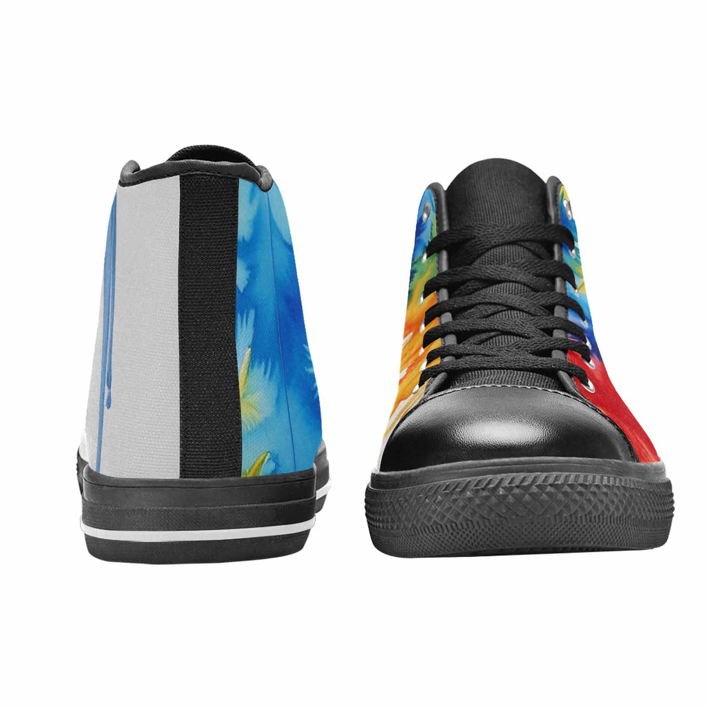WOMEN'S Tie Dye Drip High Top Canvas Dreamcore Shoes