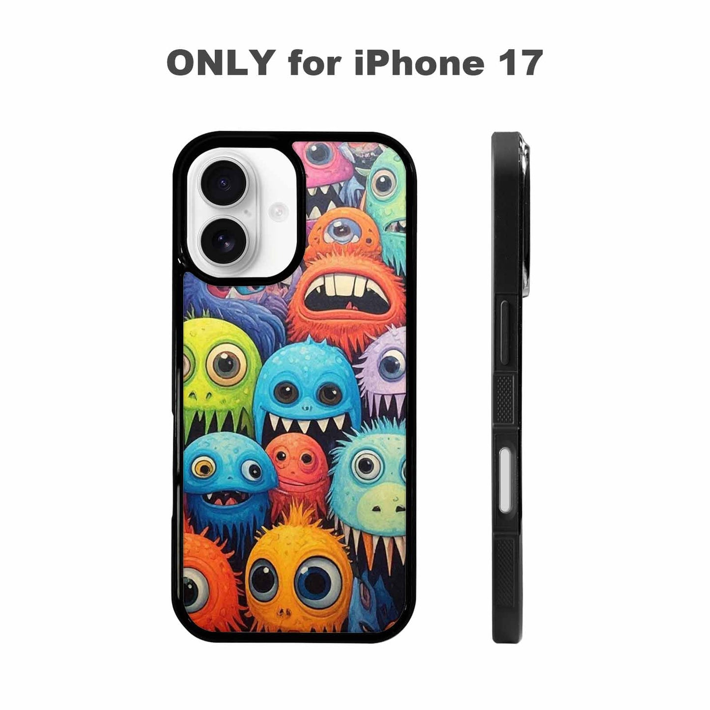 iPhone 17 Case — Multi Eye Monster Multi Original Art, Personalized Phone Case