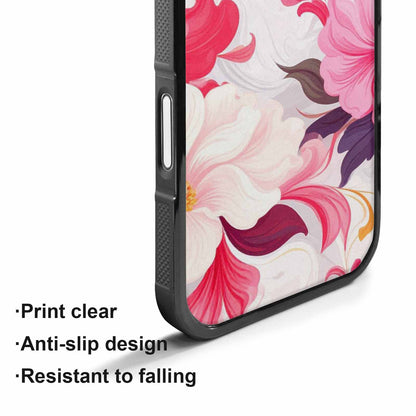 iPhone 17 Case — Marble Floral, Original Design Phone Case