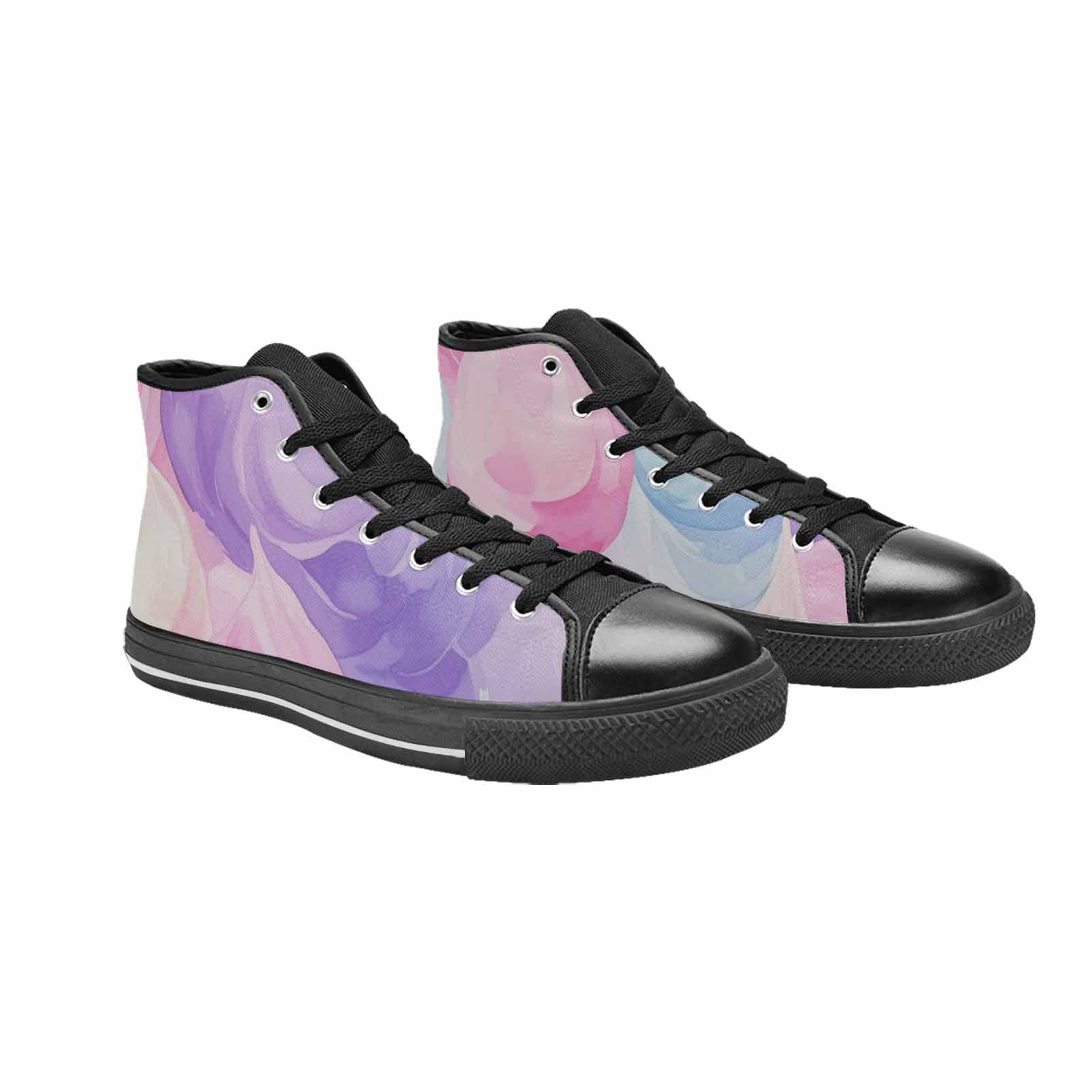 MEN'S Tie Dye - High Top Canvas Vivid Custom Shoes
