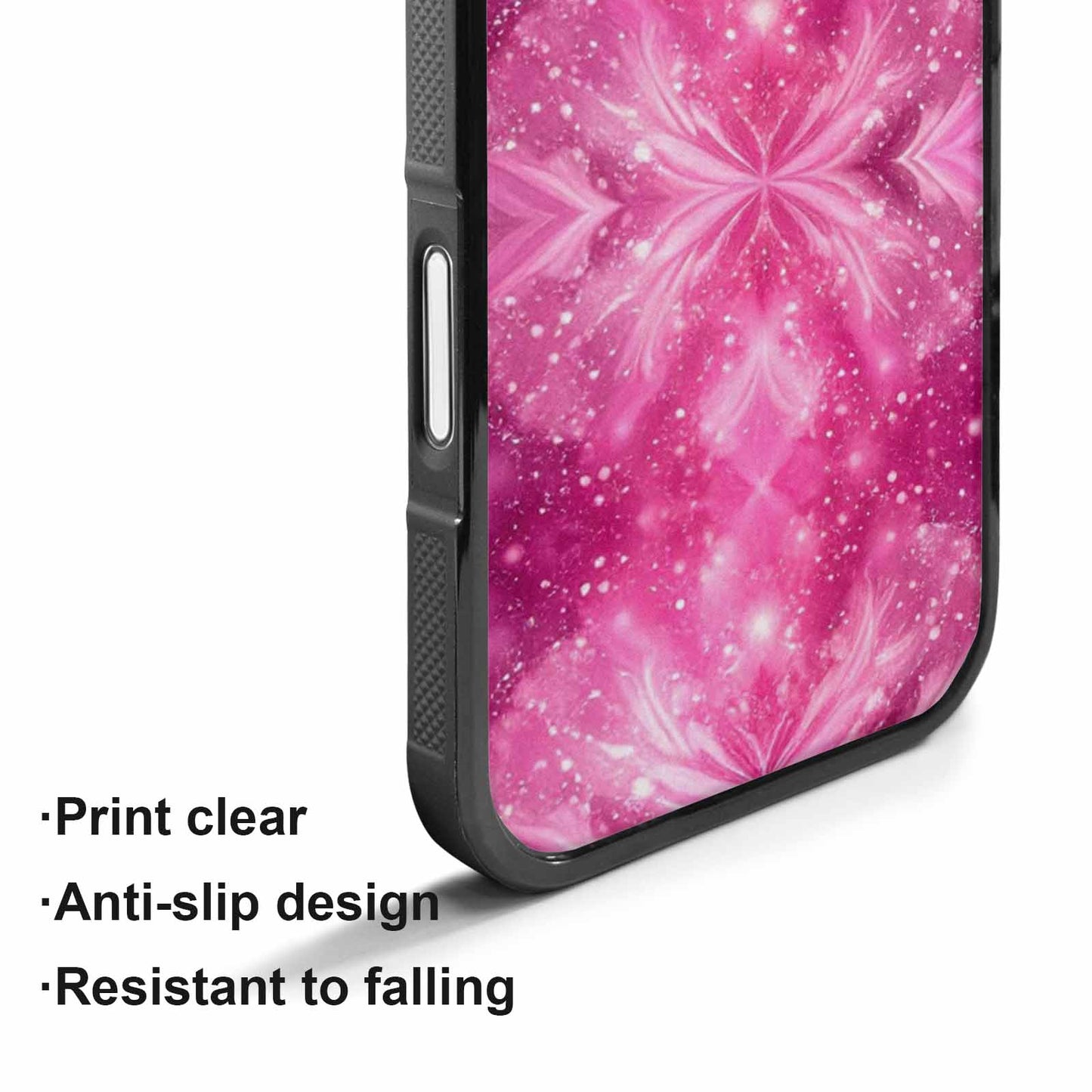 iPhone 17 Case — Galaxy Art Pink Aurora Galaxy Space, Custom Phone Case