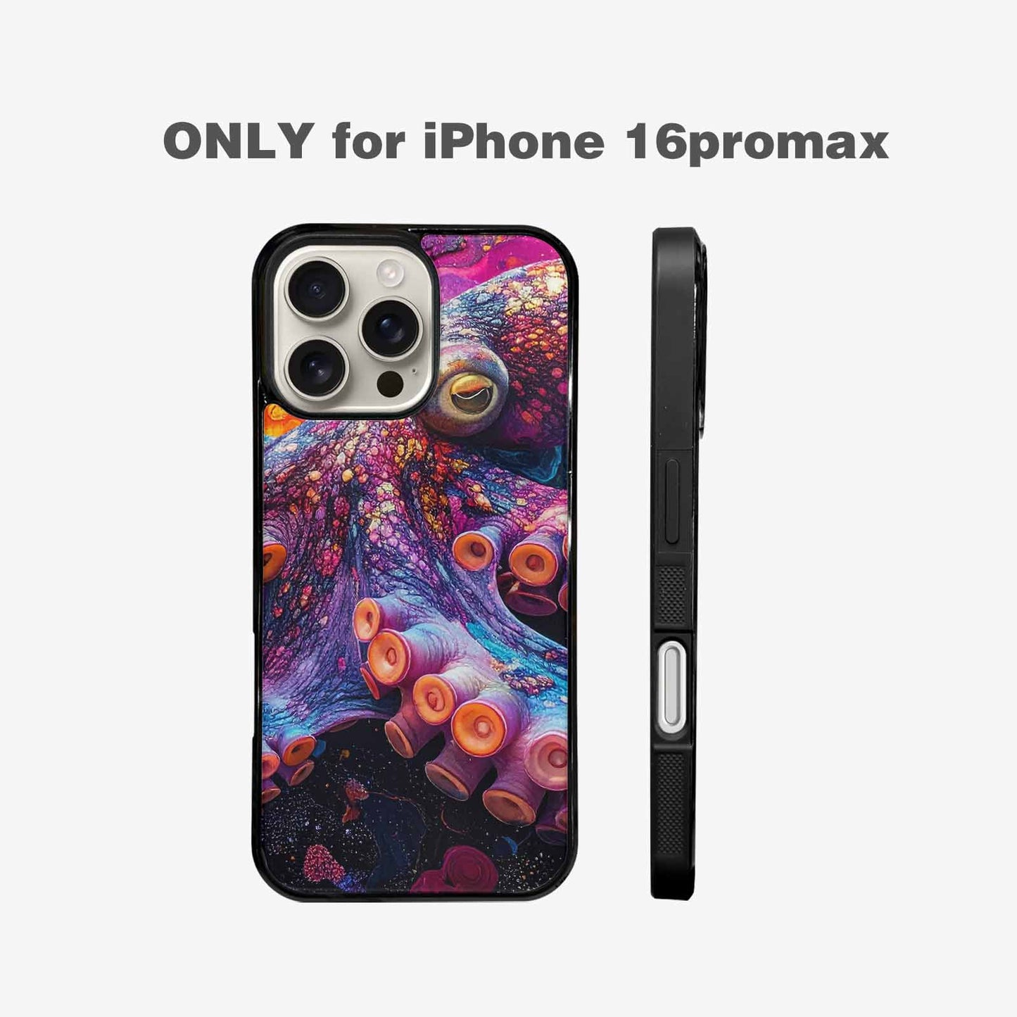 iPhone 16 Pro Max Case — Octopus Tentacle Octopus Tentacle Pattern Hundreds, Custom Printed Phone Case