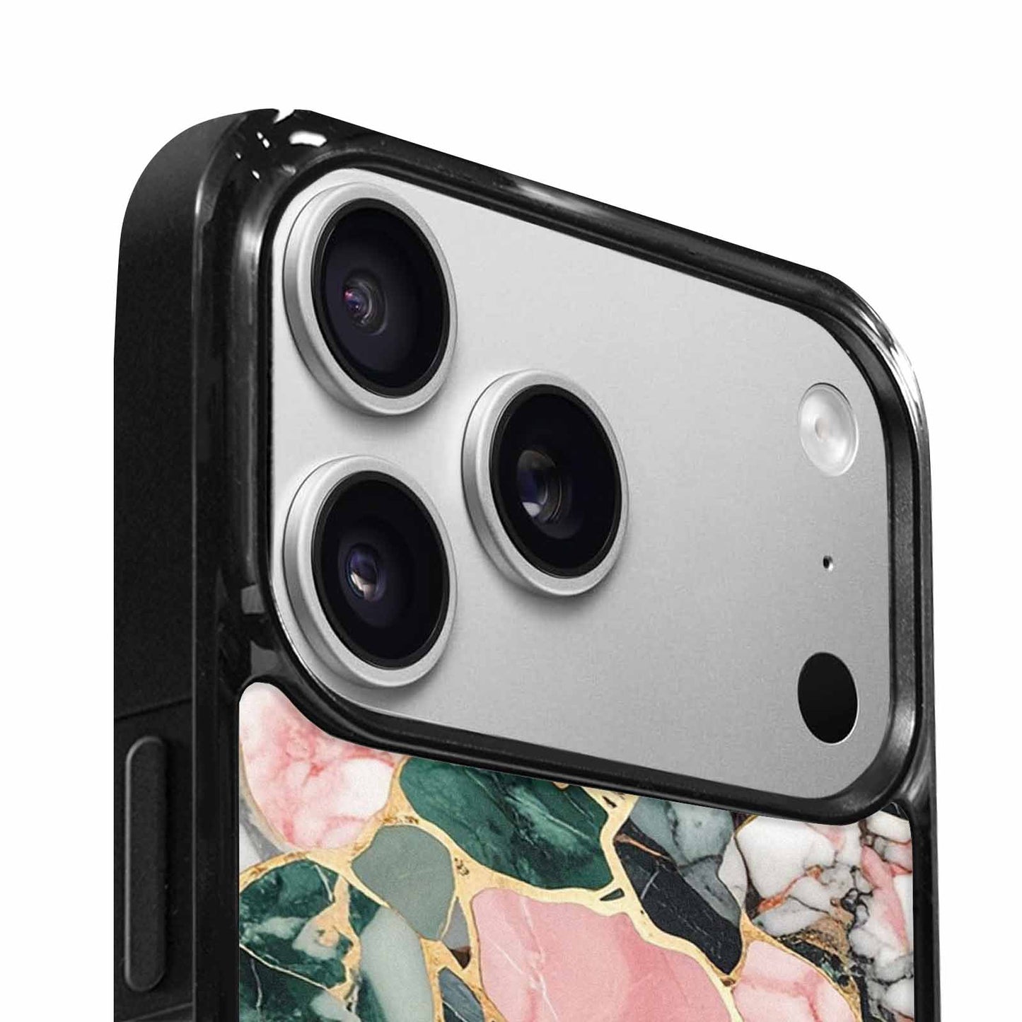 iPhone 17 Pro Max Case — Small Marble Stone Texture Original Art, Personalized Phone Case