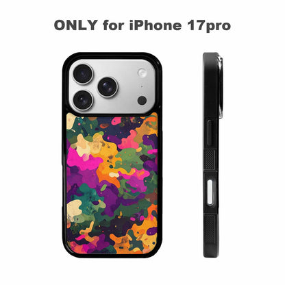 iPhone 17 Pro Case — Small Military Camouflage Blotch Pattern Camo, Custom Art Phone Cover