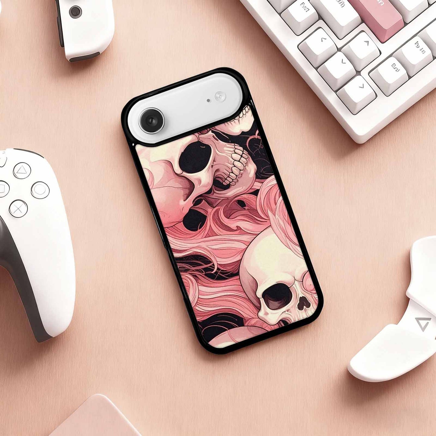 iPhone 17 Air Case — Skull Dark Art Gothic Print Gothic, Custom Art Phone Cover