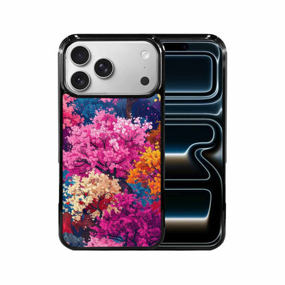 iPhone 17 Pro Max Case — Cherry Blossom Branch Pattern Original Art, Custom Designed Case Cover