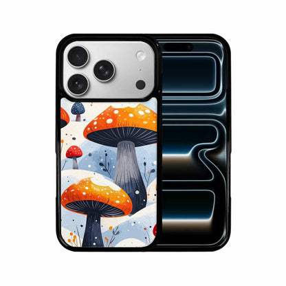 iPhone 17 Pro Case — Vivid Winter Mushroom Seamless Cartoon Cute, Unique Phone Case Design