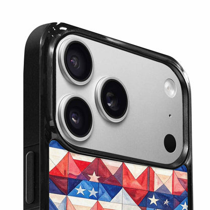iPhone 17 Pro Max Case — Small American Flag Stars Galaxy Space, Custom Made Phone Cover