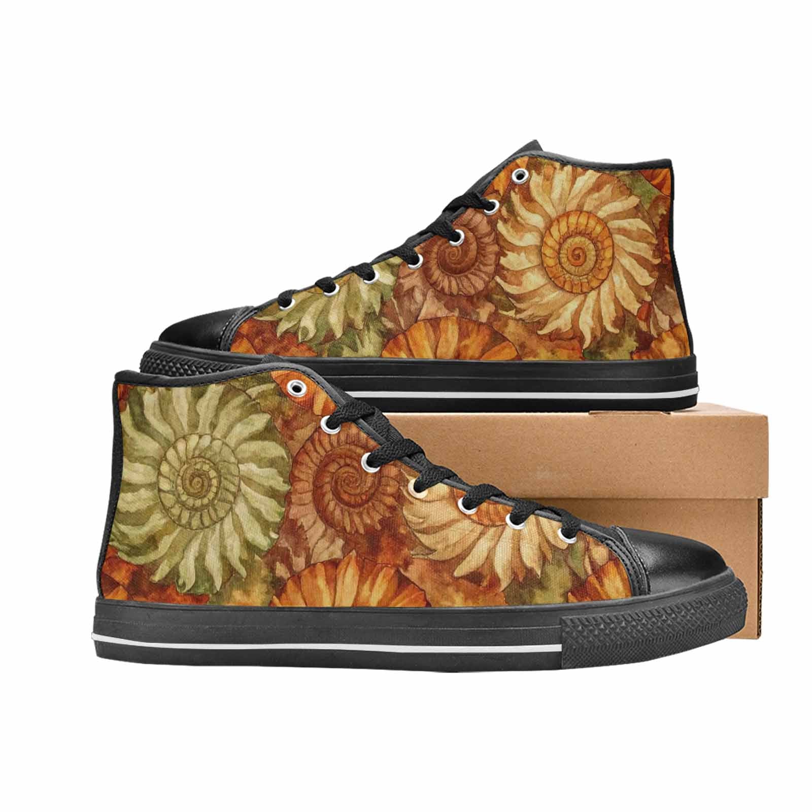 WOMEN'S Tie Dye - High Top Canvas Grunge Custom Sneakers