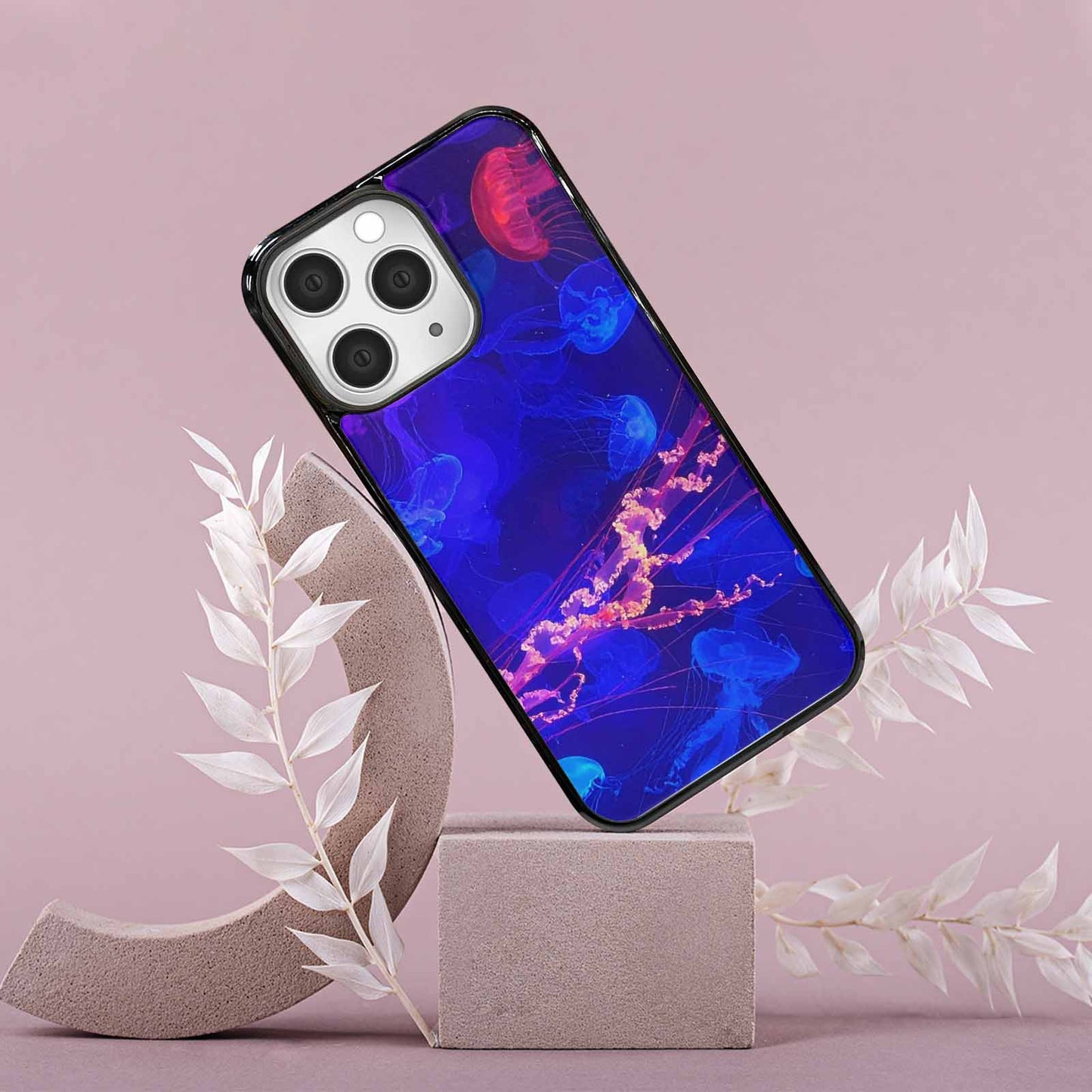 iPhone 15 Pro Max Case — Jellyfish Glow Jellyfish Glow Pattern Hundreds, Original Design Phone Case