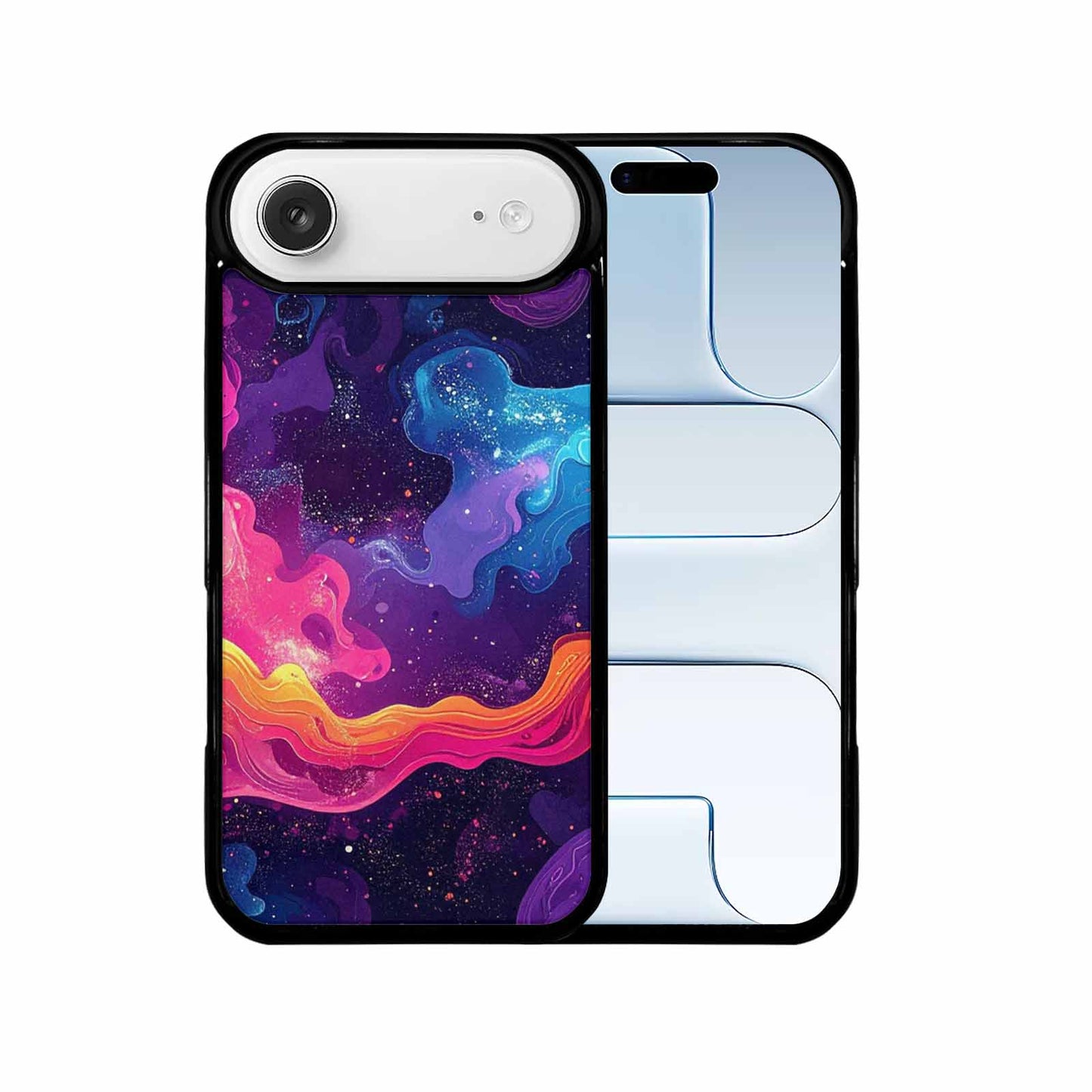 iPhone 17 Air Case — Rose Galaxy Art Seamless Pattern Galaxy, Custom Printed Phone Case