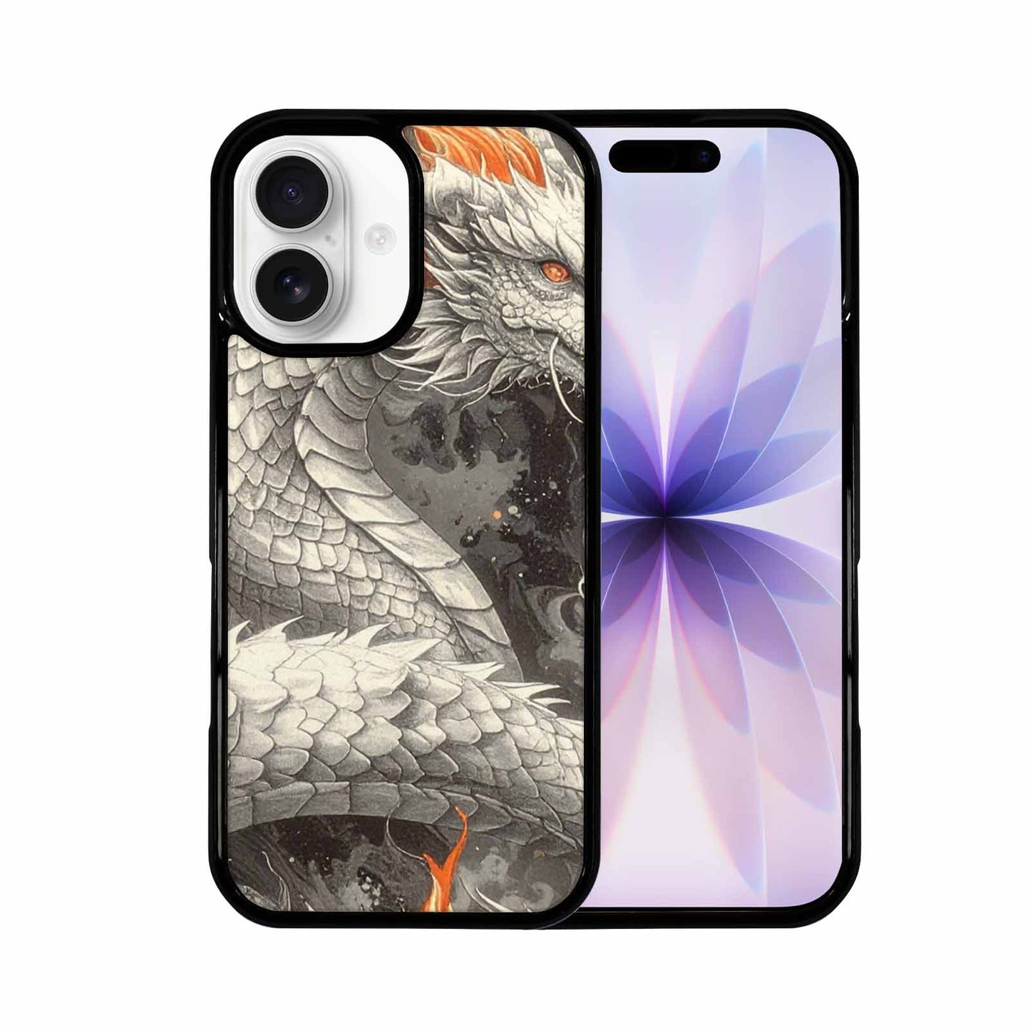 iPhone 17 Case — Retro Dragons Flame Retro Vintage, Custom Art Phone Cover
