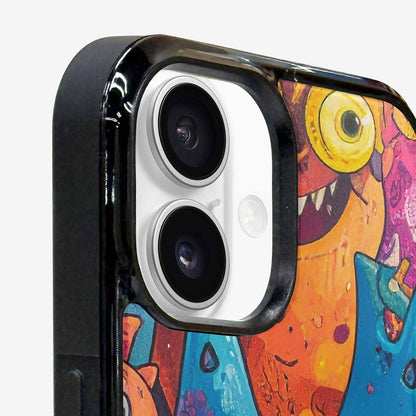 iPhone 16 Plus Case — Goofy Cartoon Monster, Unique Phone Case Design