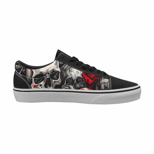 WOMEN'S Skull Roses Lace-Up Canvas Y2K Shoes