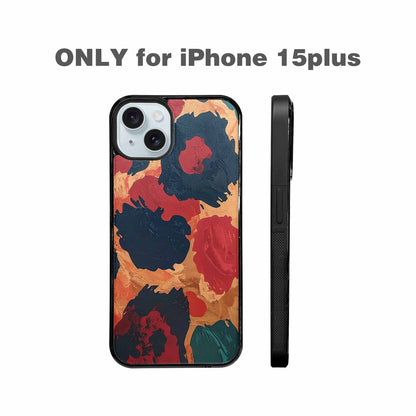 iPhone 15 Plus Case — Leopard Wallpaper Print Custom, Customized Protective Case