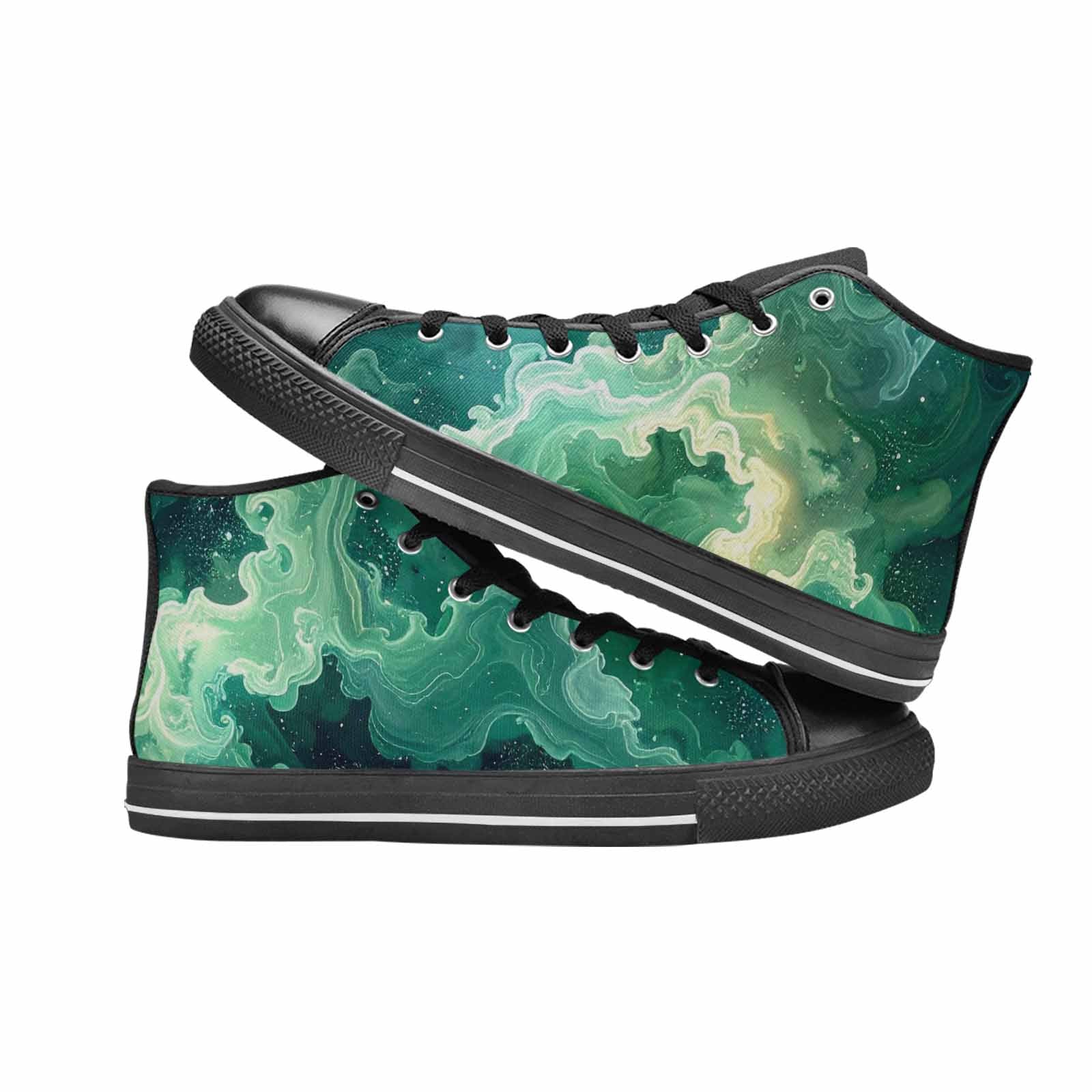 MEN'S Galaxy Art - High Top Canvas Y2K Sneakers