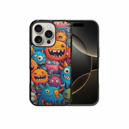 iPhone 16 Pro Case — Monsters General Cartoon Monst D4o, Unique Phone Case Design