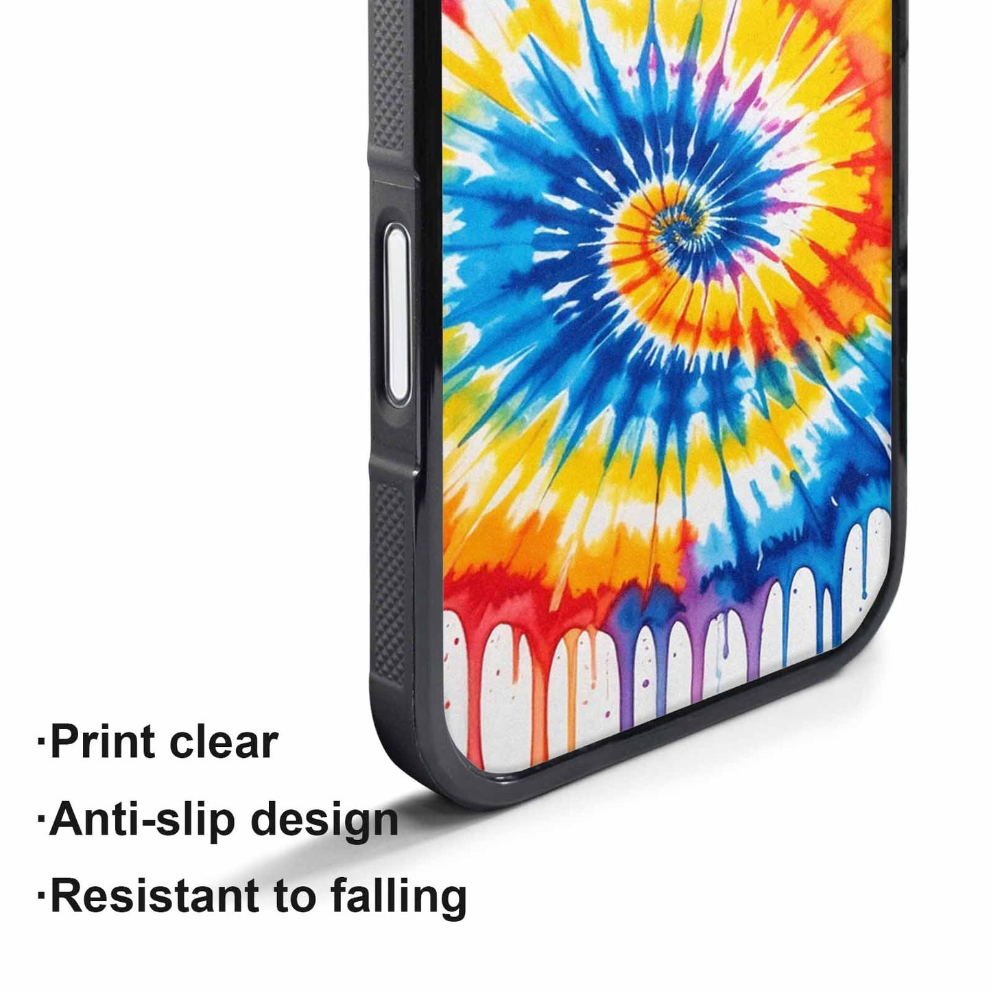 iPhone 17 Air Case — Tie Dye Style Art Dripping Tie, Unique Phone Case Design