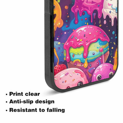 iPhone 15 Plus Case — Melting Ice Cream Monster Charac, Custom Made Phone Cover