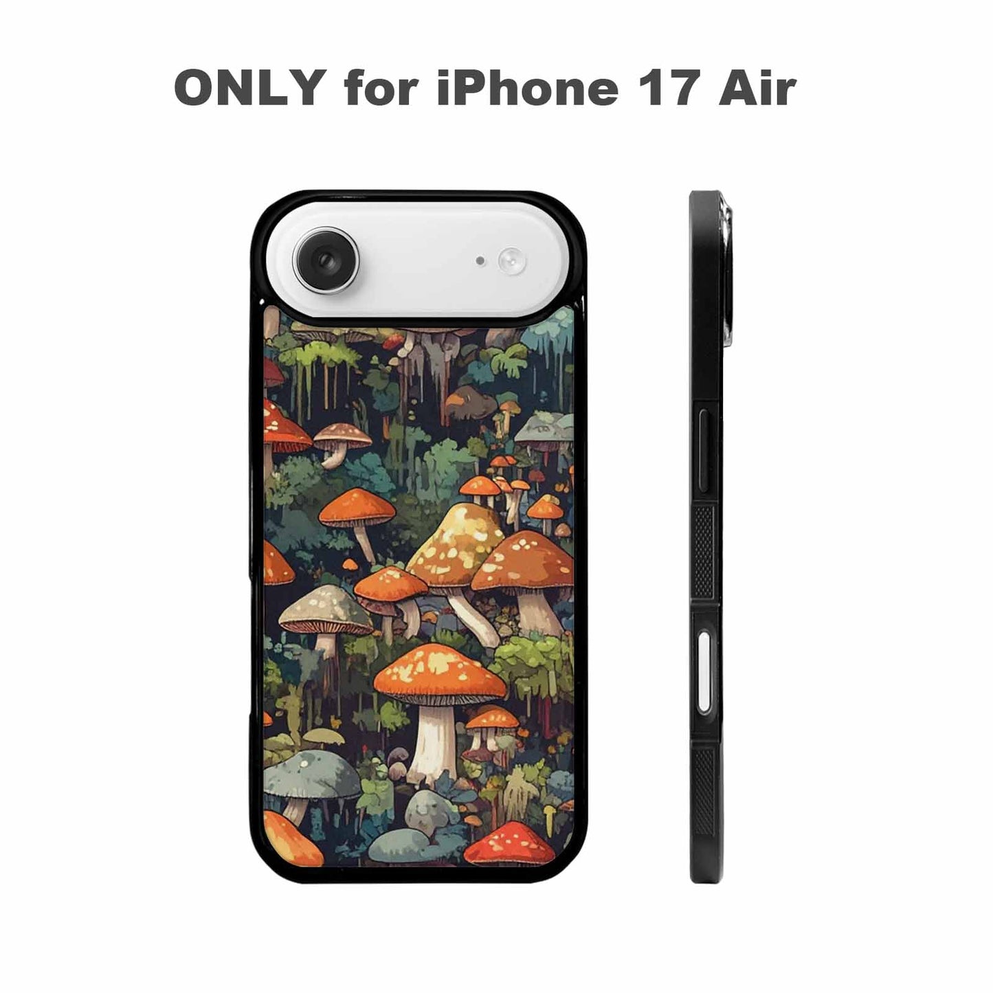 iPhone 17 Air Case — Mushrooms Camomushrooms Patter Ojg Camo, Customized Protective Case