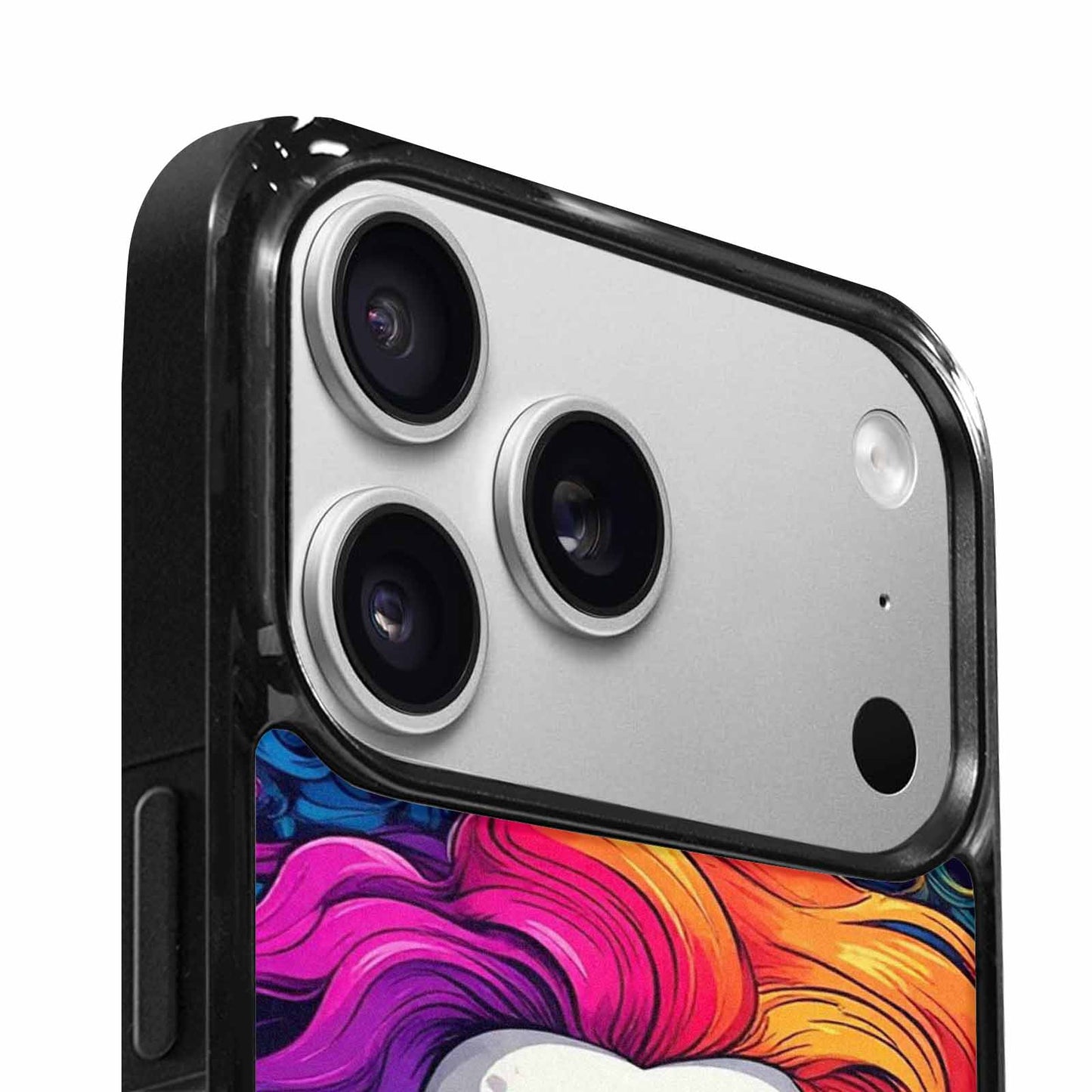 iPhone 17 Pro Max Case — Pride Flag Skulls Seamless Gothic Skulls, Custom Phone Case