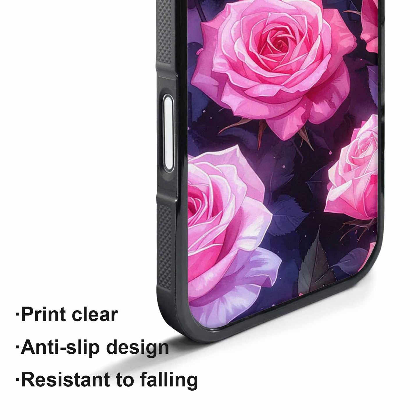 iPhone 17 Pro Case — Watercolor Marble Rose Watercolor Abstract, Custom Made Phone Cover