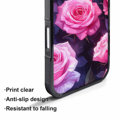 iPhone 17 Pro Case — Watercolor Marble Rose Watercolor Abstract, Custom Made Phone Cover
