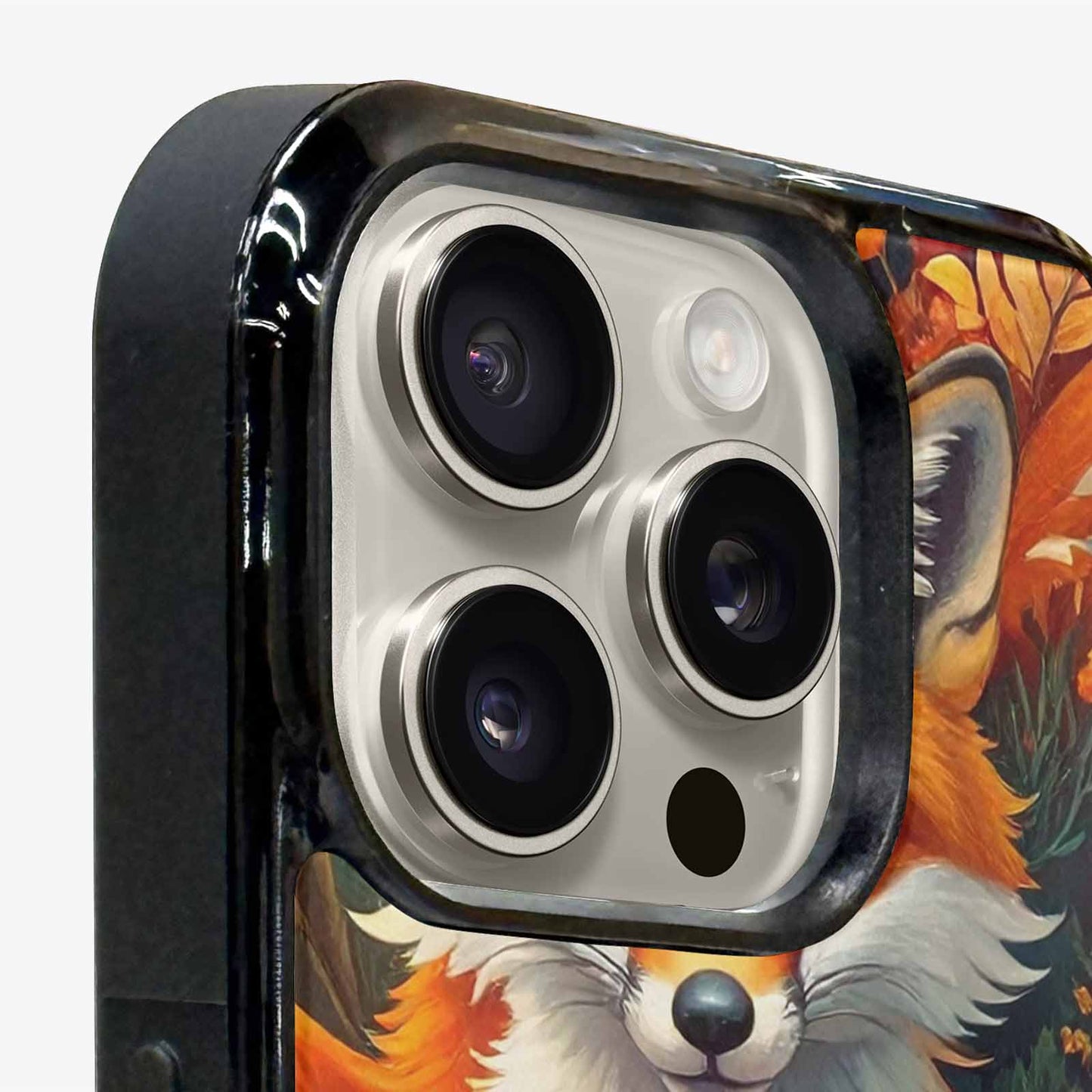 iPhone 16 Pro Case — Fox Forest Fox Forest Pattern Hundreds, Custom Made Phone Cover