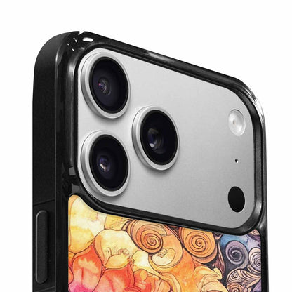 iPhone 17 Pro Max Case — Tie Dye Swirls (black Tie Dye, Custom Art Phone Cover