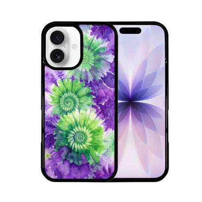 iPhone 17 Case — Tie Dye Purple Green Tie Dye, Customized Protective Case