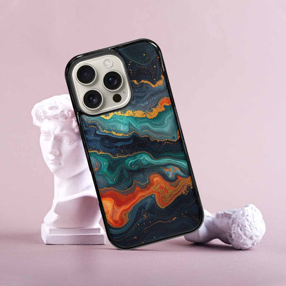 iPhone 16 Pro Case — Marble Dark, Original Design Phone Case