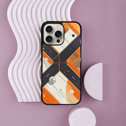 iPhone 16 Pro Max Case — Basketball Pattern Court Lines And Balls, Custom Phone Case
