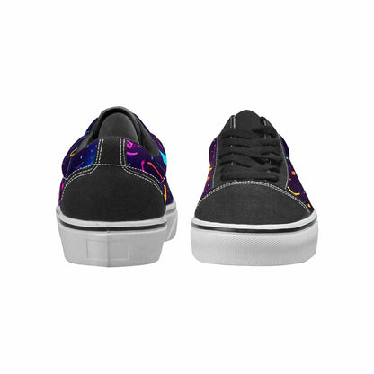 WOMEN'S 80s Retro Motif 80s Lace-Up Canvas Grunge Custom Shoes