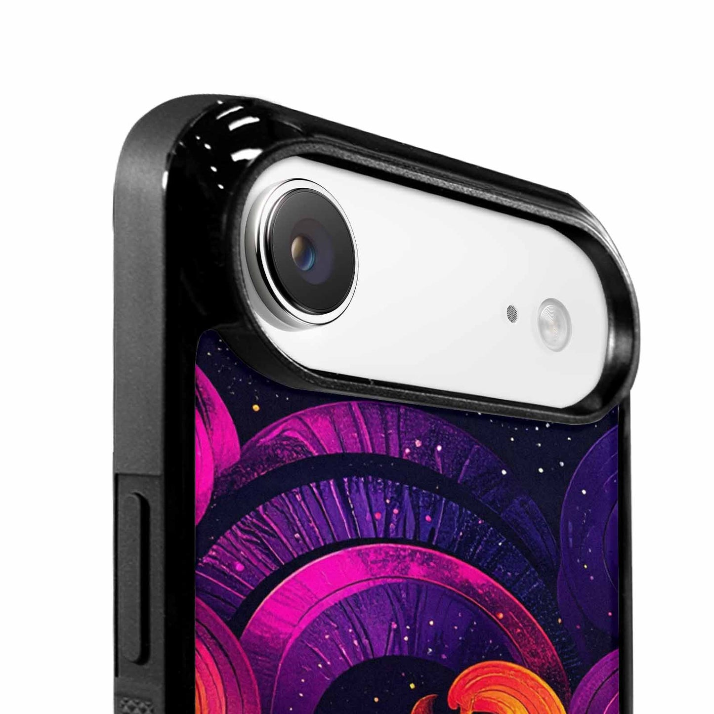 iPhone 17 Air Case — Rose Galaxy Art Seamless Pattern Galaxy, Customized Protective Case