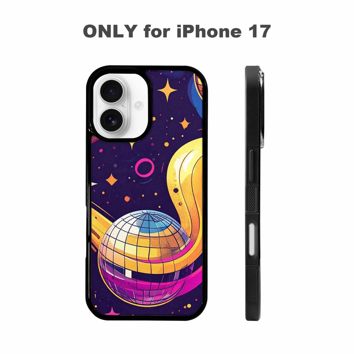iPhone 17 Case — Disco Cartoon Art Pattern Cartoon Cute, Personalized Phone Case