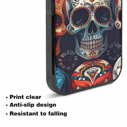 iPhone 15 Plus Case — Skull Waves, Custom Designed Case Cover