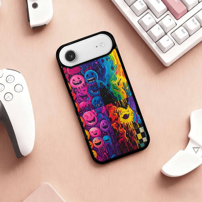 iPhone 17 Air Case — Small Yellow Smiley Face Acid Original, Original Design Phone Case