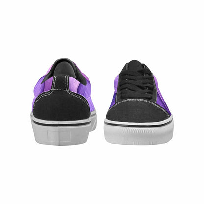 MEN'S Bisexual Flag Color Canvas Lace-Up Dreamcore Custom Shoes