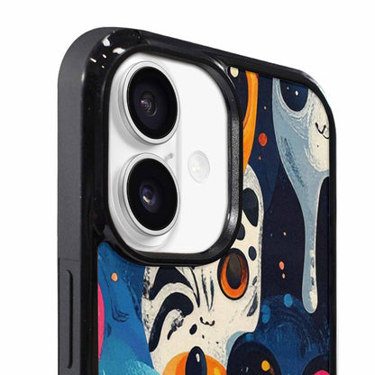 iPhone 17 Case — Melting Aliens Pattern Alien Scifi, Unique Phone Case Design