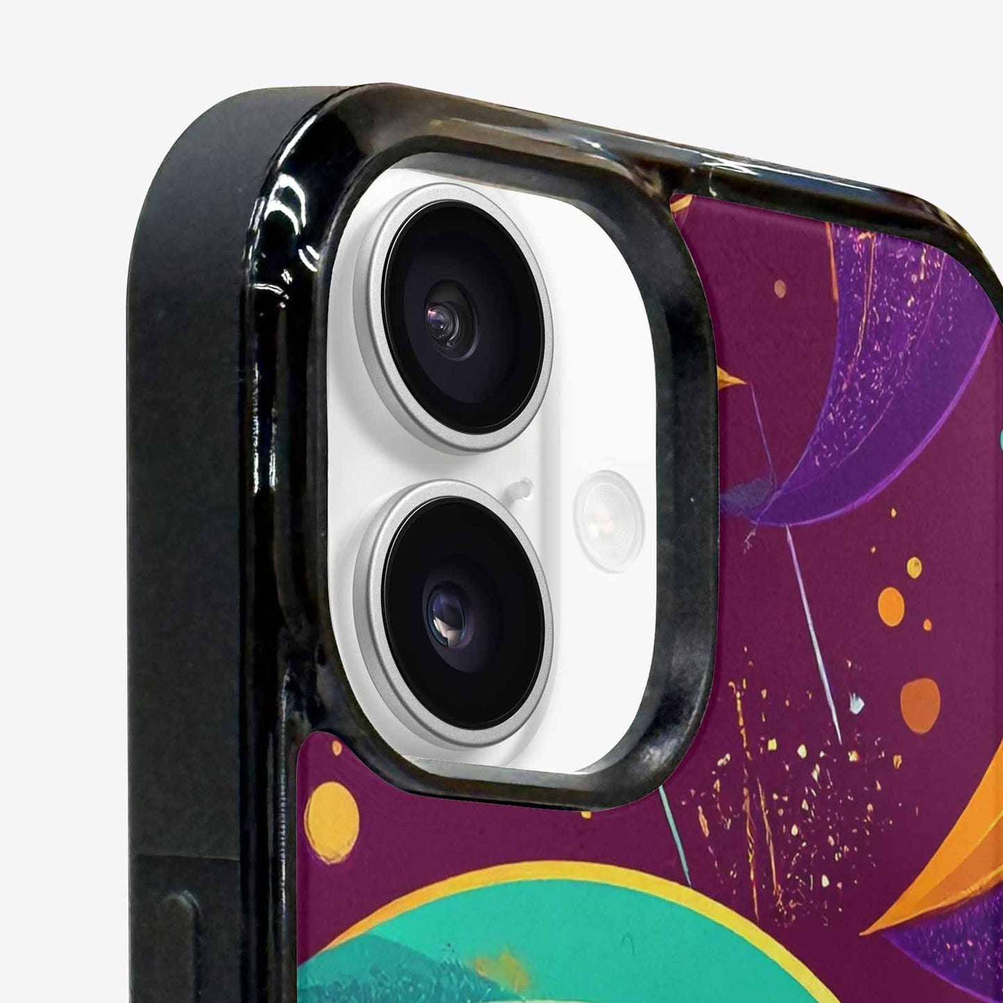 iPhone 16 Plus Case — 1970s Disco Art Pattern, Original Design Phone Case