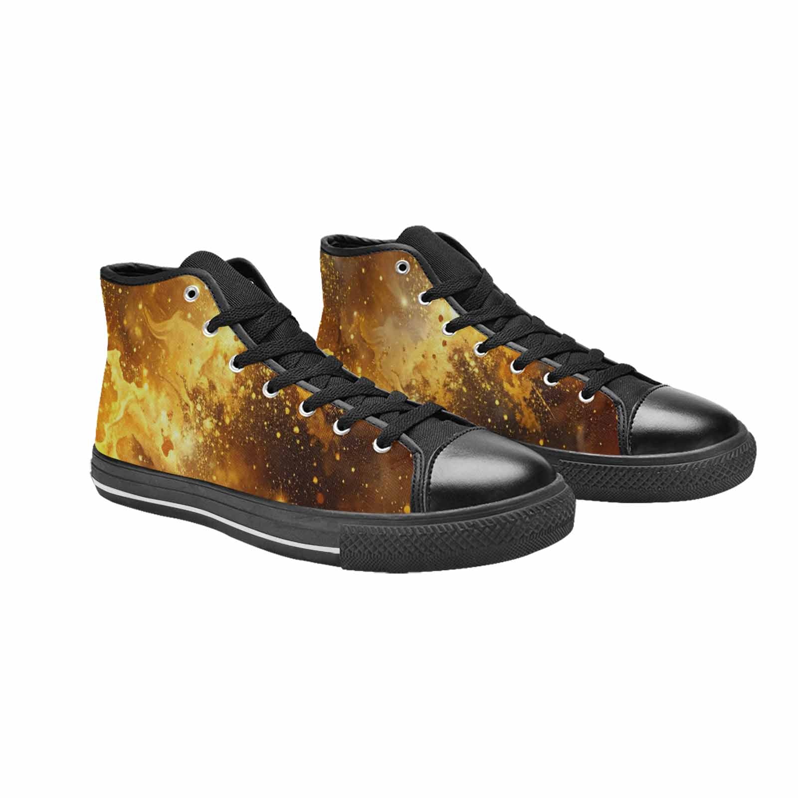 WOMEN'S Galaxy Art - High Top Canvas Dreamcore Shoes