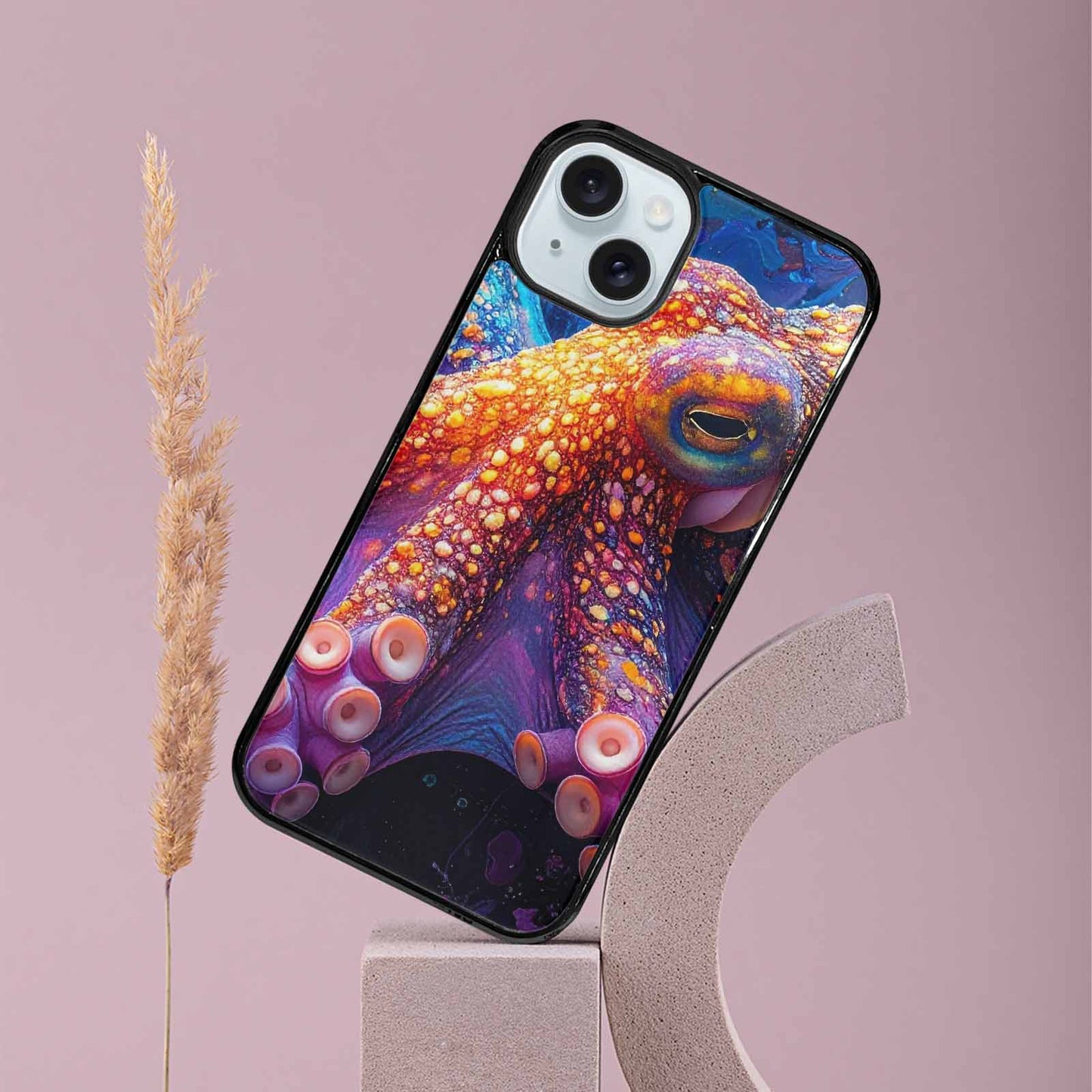 iPhone 15 Plus Case — Octopus Tentacle Octopus Tentacle Pattern Hundreds, Unique Phone Case Design