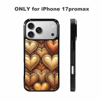 iPhone 17 Pro Max Case — Retro Zodiac Heart Retro Vintage, Custom Printed Phone Case